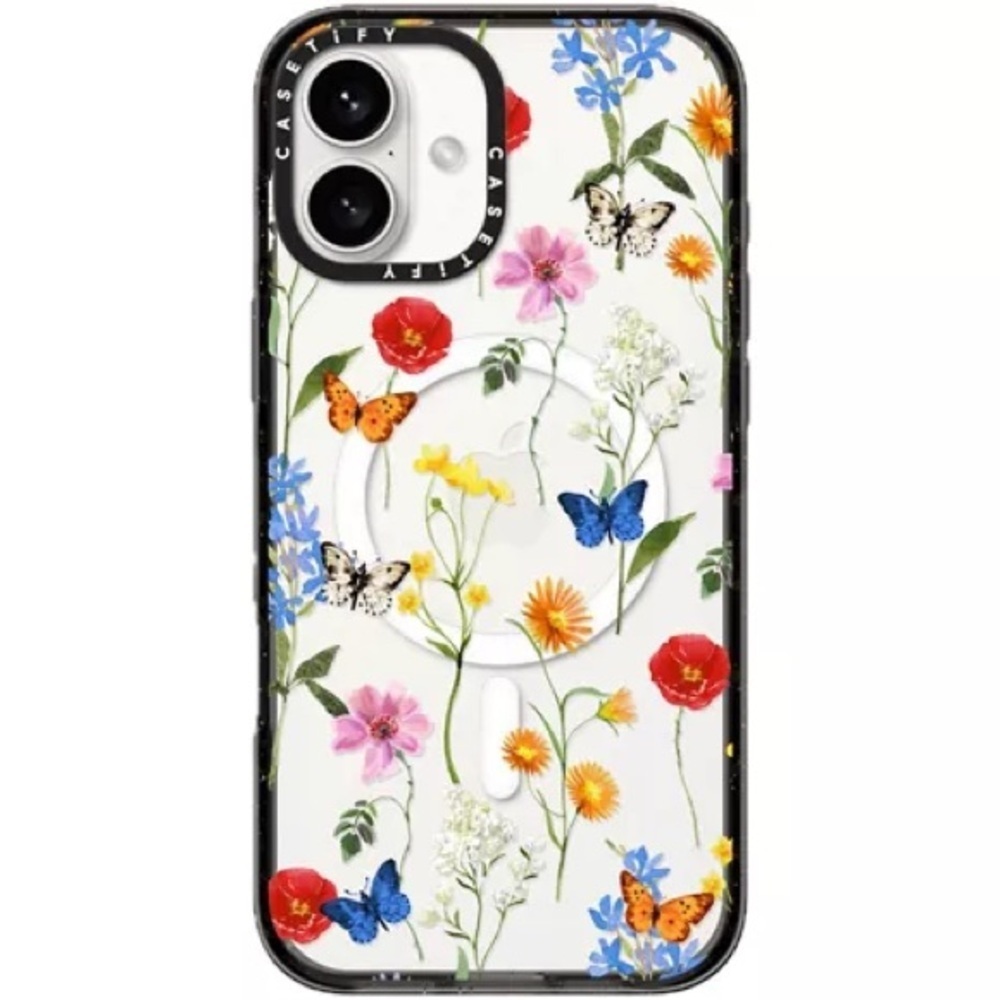 CASETiFY Impact Case MagSafe iPhone 15 Pro Max Ditsy Florals flowers butterflies